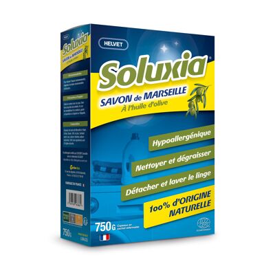 Soluxia Marseille Seife mit Olivenöl in Spänen 750g