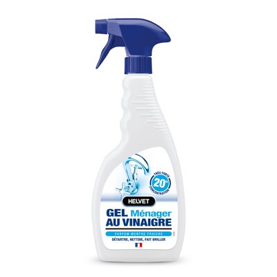 Gel ménager au vinaigre supérieur 20° parfum menthe fraîche - Spray 750ml