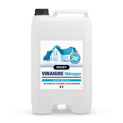 Liquid Household Vinegar 20° - Mint flavor - 10 L