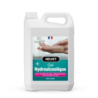 Gel idroalcolico da 5 litri - Antisepsi per le mani (batteri e coronavirus)