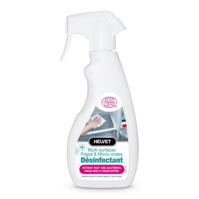 Detergente disinfettante per superfici/frigoriferi/microonde 500 ml Helvet (battericida, virucida)