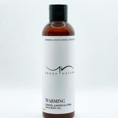 Warming | juniper, ginger & citral shea body oil