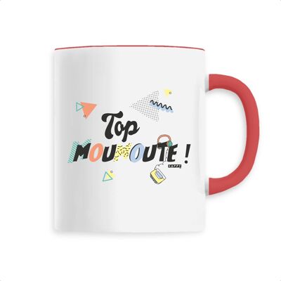 Mug en céramique Top Moumoute ! - Rouge