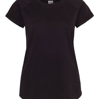 ILI4 Organic Cotton Raglan T-Shirt Jet Black