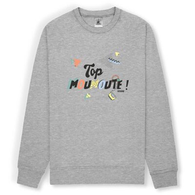 Sweat Top Moumoute ! - M - Gris