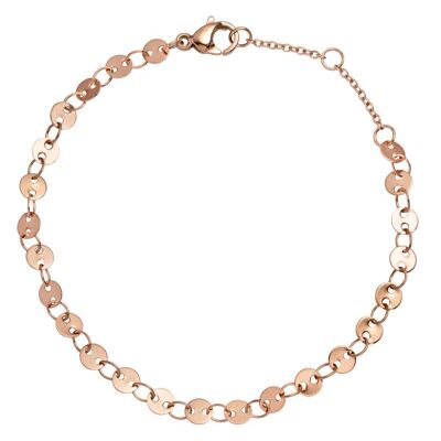 Sloane Mini Circle Bracelet, Rose Gold
