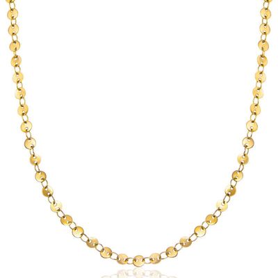 Sloane Mini Circle Necklace, Gold