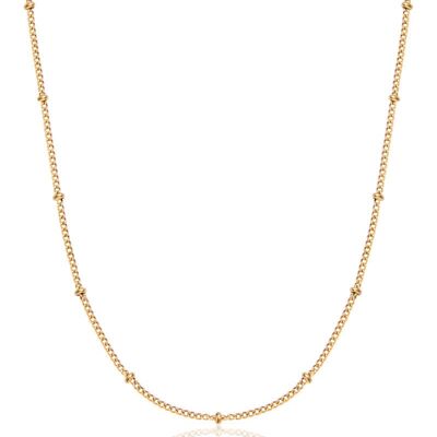 Hatton Beaded Necklace, Gold
