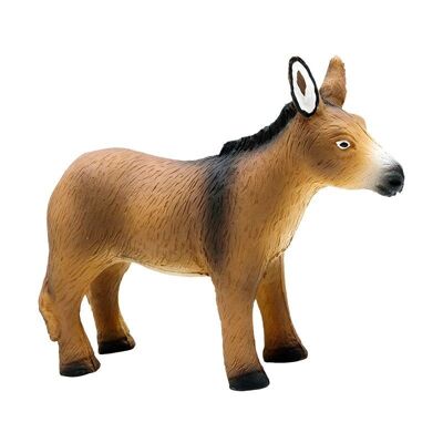 Natural rubber play animal donkey