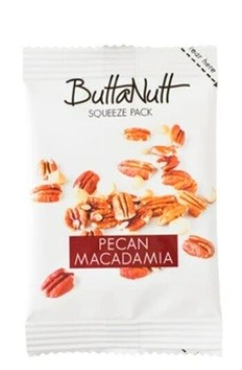 ButtaNutt Pecan Macadamia Nut Butter Squeeze Packs 10 x 32g 1