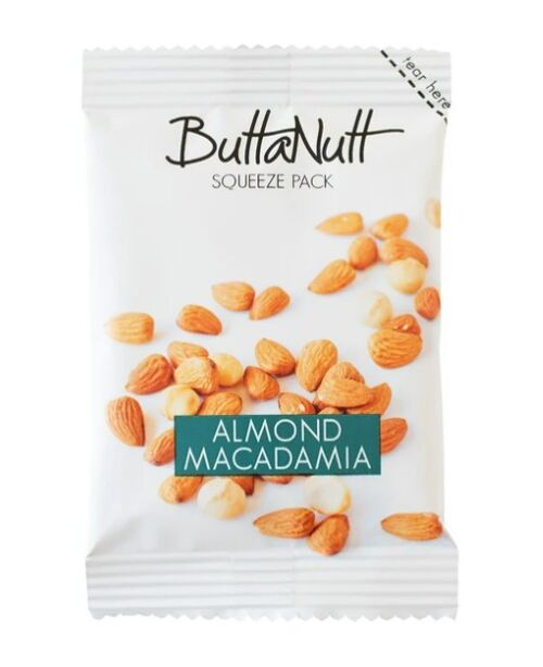 ButtaNutt Almond Macadamia Nut Butter Squeeze Packs 10 x 32g