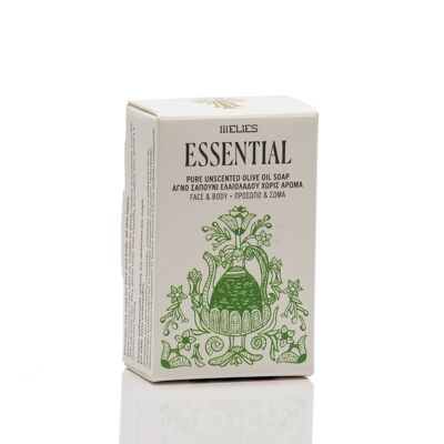 ESSENTIAL pure unscented olive oil COLD PROCESS soap for face & body