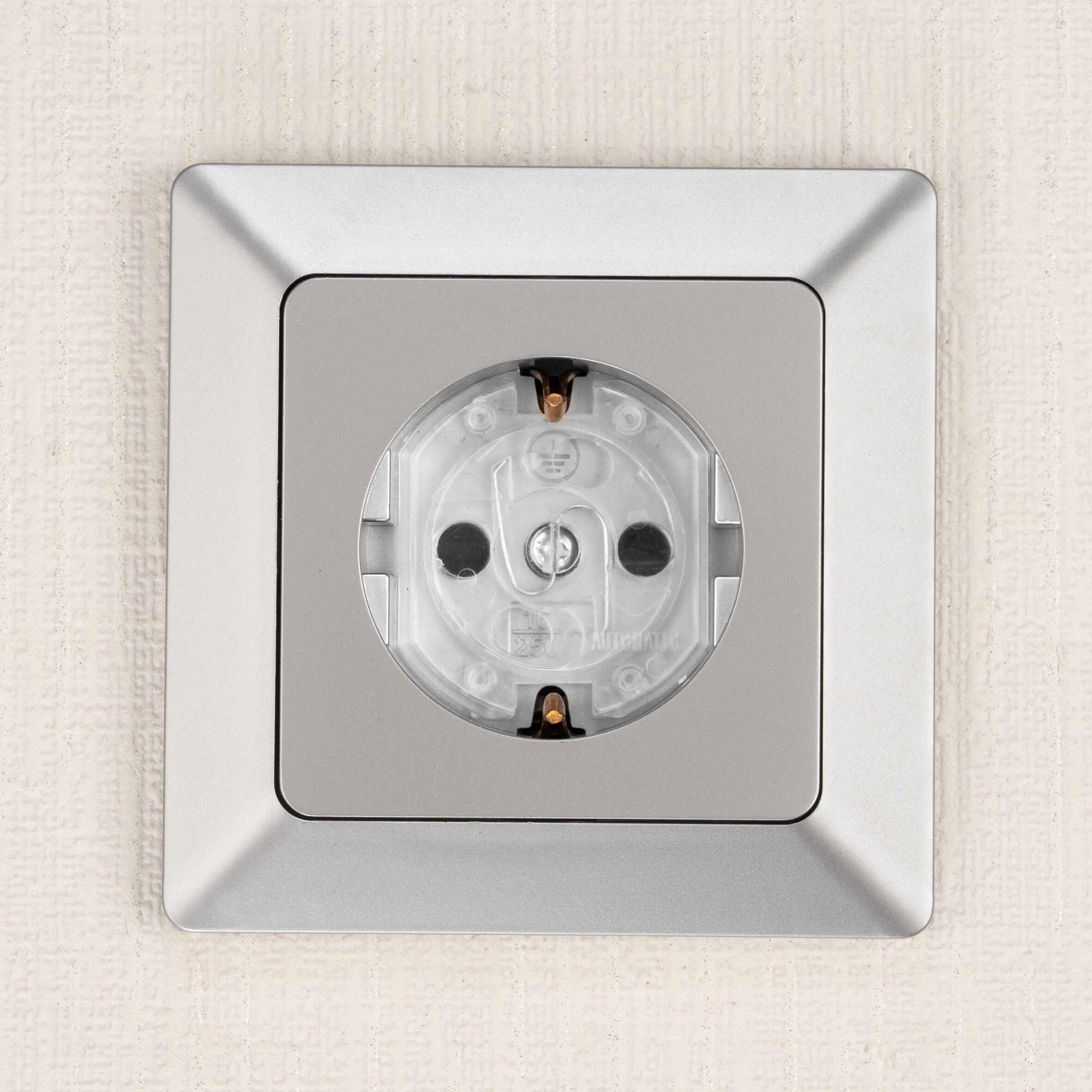 Socket protector, glueable, transparnt, 10 pcs