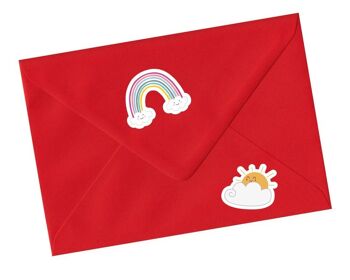 Envoi de Sunshine Postcard / notecard / mini print - envoyez un sourire à un ami ! Avec le complément Happy Sun Sticker correspondant - carte postale uniquement (1,50 £) 7