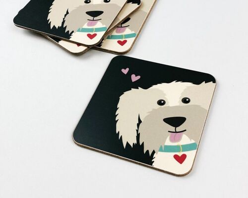 Cockapoo Dog coaster - a great gift from the dog, or for a dog lover