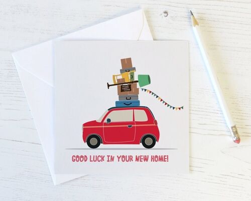 Funny 'Good Luck in Your New Home' Card