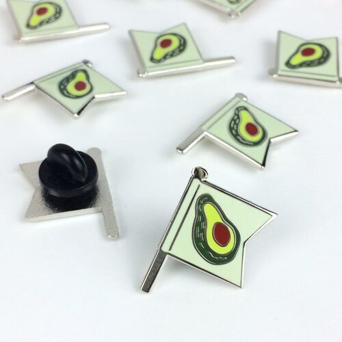 Avocado Enamel Pin Badge