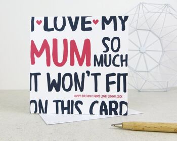 Carte de maman drôle - carte pour maman - Mam - mère - carte de fête des mères - carte drôle - anniversaire de maman - maman - maman - We Love Our Mam 2