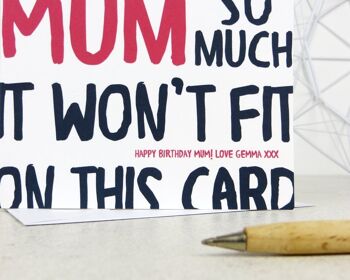 Carte de maman drôle - carte pour maman - Mam - mère - carte de fête des mères - carte drôle - anniversaire de maman - maman - maman - We Love Our Mam 3