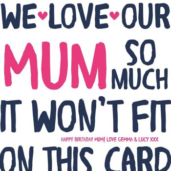 Carte de maman drôle - carte pour maman - Mam - mère - carte de fête des mères - carte drôle - anniversaire de maman - maman - maman - We Love Our Mam 4