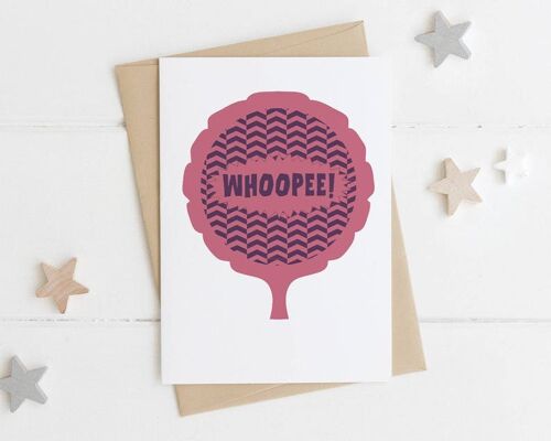 Funny Whoopee Congratulations Card for new jobs, exam success, driving tests, etc