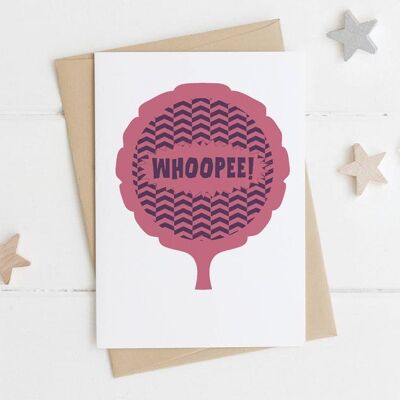 Funny Whoopee Congratulations Card for new jobs, exam success, driving tests, etc