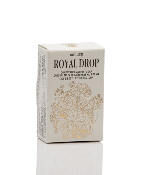 ROYAL DROP donkey milk and oat soap for face and body