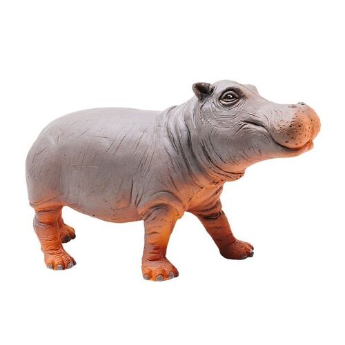 Natural rubber play animal hippo