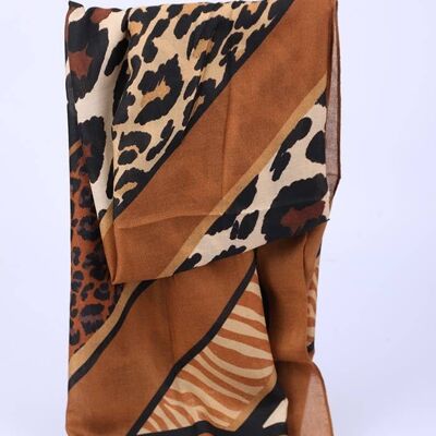 Animalier pattern scarf__