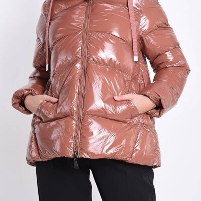 Down Jacket With Hooded Pockets__