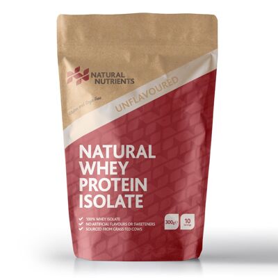 Natural Grass Fed Whey Protein Isolate - Unflavoured - 300g