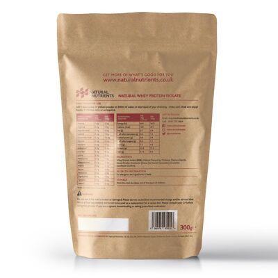 Natural Grass Fed Whey Protein Isolate - Chocolate Flavour - 2kg