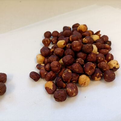 Organic toasted hazelnuts - Box 10 Kg (vacuum-packed)