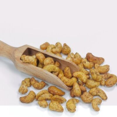 Anacardi tostati al curry BIOLOGICO - Box 5 Kg (sottovuoto)