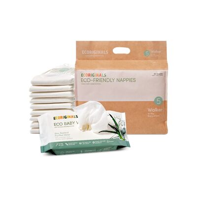 Ecoriginals Eco Diapers Walker 13-18kg/29-40lbs Plant Based