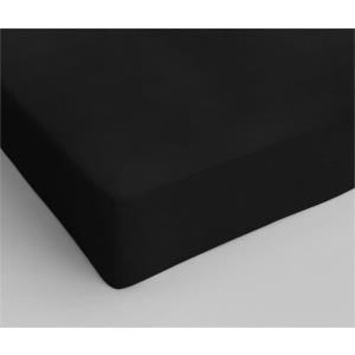 100% cotton fitted sheet-140 x 200 Black