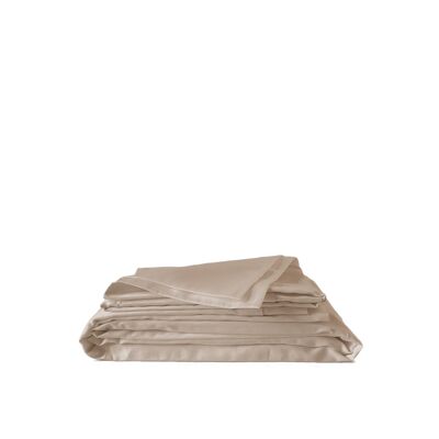 Biancheria da letto per bambini in raso di cotone sabbia