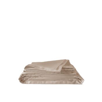 Linge de lit enfant satin de coton sable 1