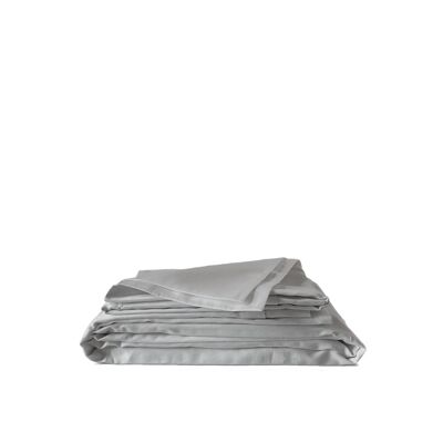 Biancheria da letto per bambini in raso di cotone grigio chiaro