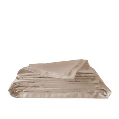 Satin de coton 140x200 sable