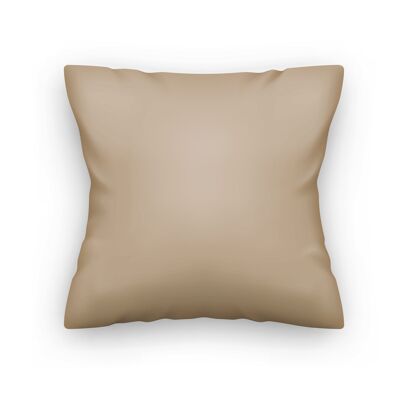 Half-linen cushion cover sand