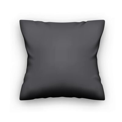 Half-linen pillowcase dark grey