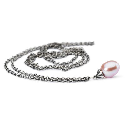 Collier Fantaisie avec Perle Rose