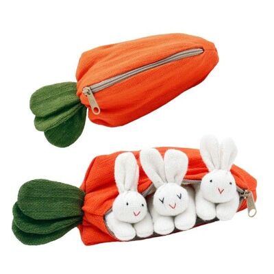 Accessory 3 bunnies in the carrot