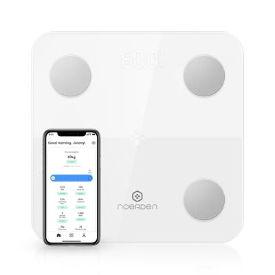 MINIMI Bluetooth Digital Smart Scale - White