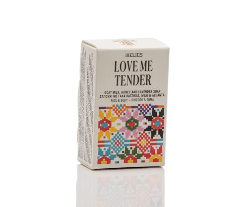 LOVE ME TENDER goat milk, honey and lavender COLD PROCESS soap for face & body