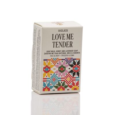 LOVE ME TENDER Ziegenmilch, Honig und Lavendel COLD PROCESS Seife für Gesicht & Körper