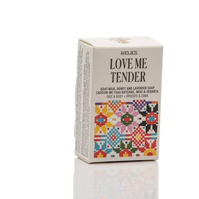 LOVE ME TENDER Ziegenmilch, Honig und Lavendel COLD PROCESS Seife für Gesicht & Körper