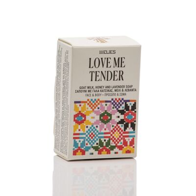 LOVE ME TENDER goat milk, honey and lavender COLD PROCESS soap for face & body