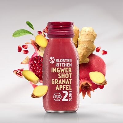 ORGANIC Ginger Shot Pomegranate 2SHOTS 60 ml